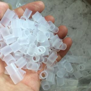 Μεγάλη διάμετρος Food Grade Μαλακό διαφανές διαφανές λεπτό τοίχωμα Gel σιλικόνης ελαστικό σφραγιστικό σωλήνας τιμή
